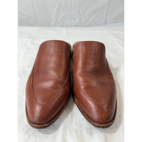 Madewell Frances Skimmer Mule in Brown Leather size 6.5 - Picture 9 of 12
